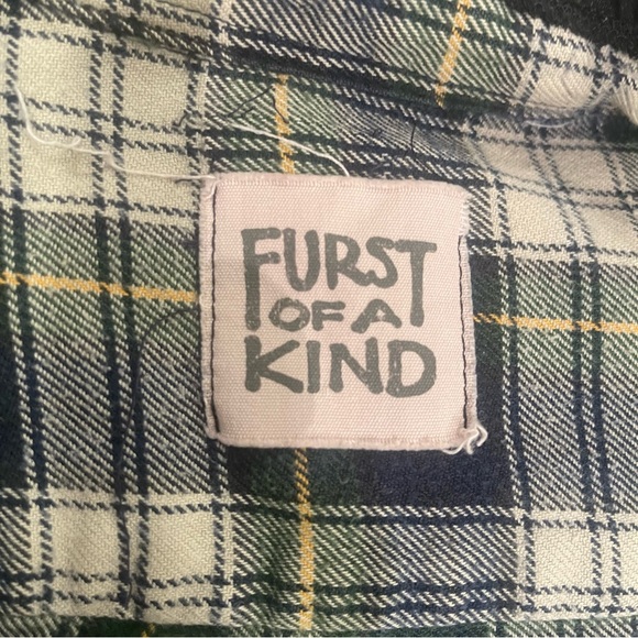 LF Furst Of A Kind oversized flannel with mesh sleeves & hood - Picture 15 of 16